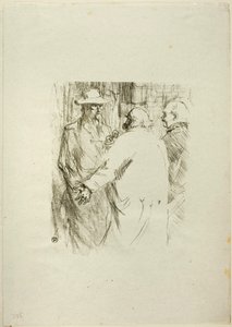 Clemenceau en Busk, de Au Pied du Sinaï de Henri de Toulouse-Lautrec