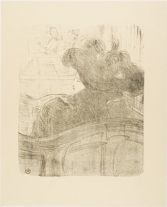 Cléo de Mérode, de Trece litografías de Henri de Toulouse-Lautrec