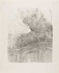Cléo de Mérode, de Treize Lithographies de Henri de Toulouse-Lautrec