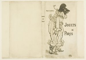 Portada de «Jouets de Paris» de Henri de Toulouse-Lautrec