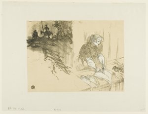 Portada para Les Courtes Joies de Henri de Toulouse-Lautrec