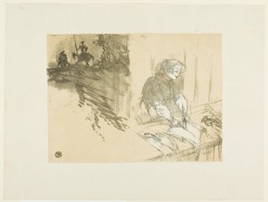 Portada de Les Courtes Joies de Henri de Toulouse-Lautrec