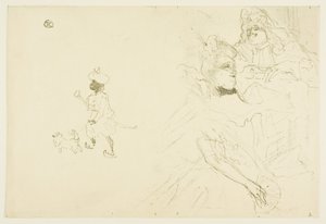 Portada de El ejemplo de Ninon de Lenclos enamorada de Henri de Toulouse-Lautrec