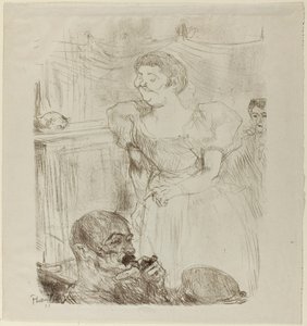 Di ti Fellow, cantante inglés en un café-concierto de Henri de Toulouse-Lautrec