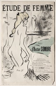 Estudio de Mujer de Henri de Toulouse-Lautrec