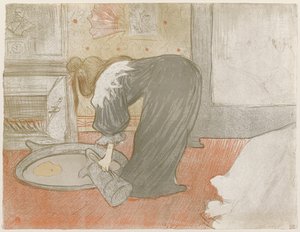 Mujer en una bañera
