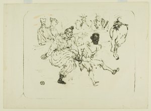 Footit y Chocolat de Henri de Toulouse-Lautrec