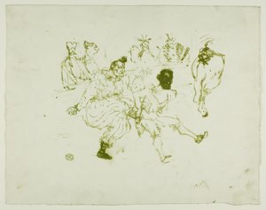 Footit y chocolate de Henri de Toulouse-Lautrec