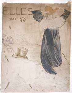 Frontispicio de "Elles" (litografía en color)