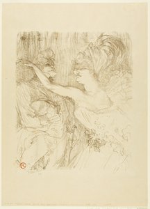 Guy y Mealy, en "Paris qui Marche". de Henri de Toulouse-Lautrec