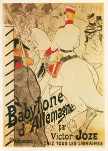 Henri de Toulouse-Lautrec: Babilonia en Alemania ... (litografía)