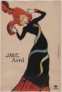 Jane Avril de Henri de Toulouse-Lautrec