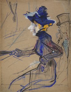 Jane Avril en el Divan Japonais