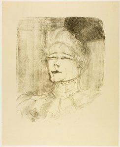 Jeanne Granier, de Treize Lithographies de Henri de Toulouse-Lautrec