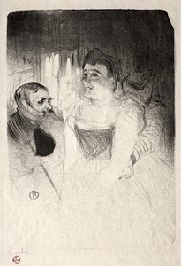 Judic en el palco de Henri de Toulouse-Lautrec