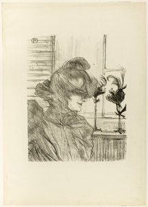 Le Margoin (Señorita Louise Blouet) de Henri de Toulouse-Lautrec