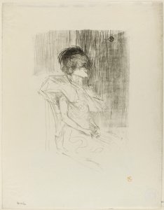 Prestamista sentado de Henri de Toulouse-Lautrec