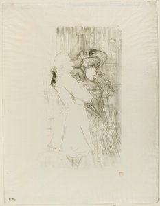 Lender y Auguez en La canción de Fortunio de Henri de Toulouse-Lautrec