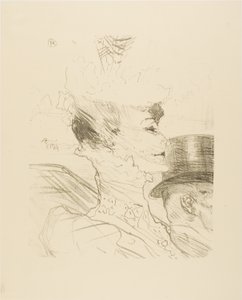 Louise Balthy, de Trece Litografías de Henri de Toulouse-Lautrec