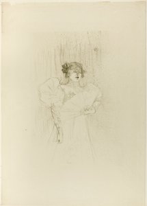 Luce Myrès, vista frontal de Henri de Toulouse-Lautrec