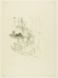 Canción de cuna, de Mélodies de Désiré Dihau de Henri de Toulouse-Lautrec