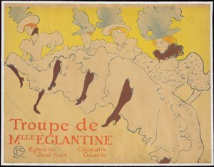 Compañía de Mademoiselle Eglantine de Henri de Toulouse-Lautrec