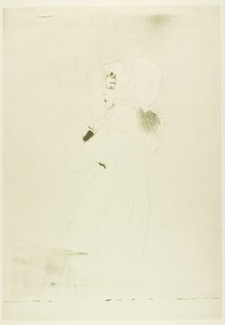 Miss May Belfort (lámina grande) de Henri de Toulouse-Lautrec