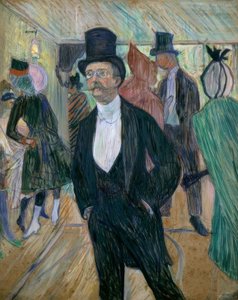 Retrato de Henri Fourcade (Monsieur Henri Fourcade en el baile) de Henri de Toulouse Lautrec