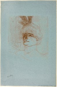 Retrato de la señorita Marcelle Lender, vista de tres cuartos de Henri de Toulouse-Lautrec
