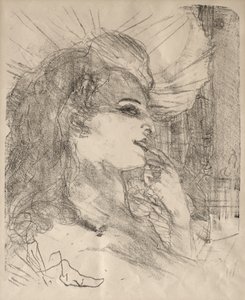 Portraits of Actors and Actresses: Thirteen Lithographs: Anna Held de Henri de Toulouse-Lautrec
