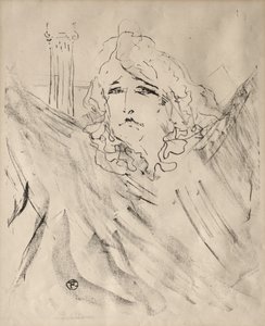 Portraits of Actors and Actresses: Thirteen Lithographs: Sarah Bernhardt de Henri de Toulouse-Lautrec
