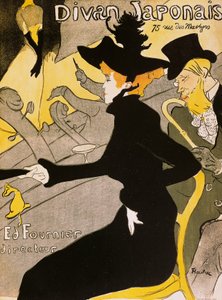 Póster para Divan Japonais de Henri de Toulouse Lautrec