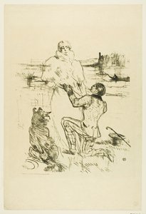 Propuesta (primera placa) de Henri de Toulouse-Lautrec
