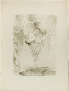 Vista Trasera de Lender Bailando el Bolero en Chilpéric de Henri de Toulouse-Lautrec