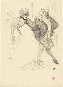 Rejane y Galipaux en «Madame Sans-Gêne» (Réjane y Galipaux en «Madame Sans-Gêne») de Henri de Toulouse-Lautrec