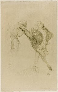 Réjane y Galipaux, en Madame Sans-Gêne de Henri de Toulouse-Lautrec