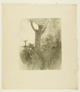 Schlomé Fuss en la sinagoga, de Au Pied du Sinaï de Henri de Toulouse-Lautrec