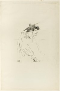 Pequeña niña inglesa (Miss Dolly) de Henri de Toulouse-Lautrec