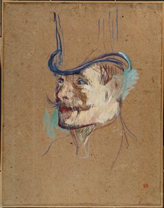 Estudio para El inglés en el Moulin Rouge de Henri de Toulouse-Lautrec