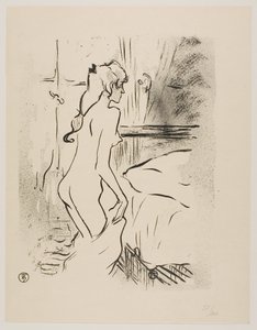 Estudio de una mujer de Henri de Toulouse-Lautrec