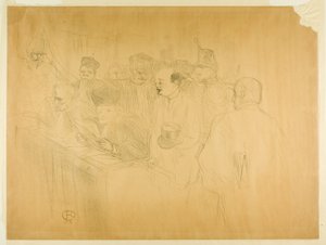 El juicio de Arton (tercera placa) de Henri de Toulouse-Lautrec