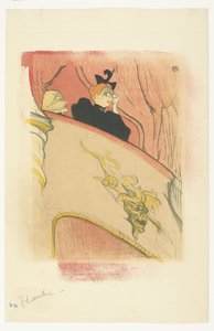 La caja con la máscara dorada de Henri de Toulouse Lautrec