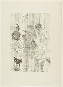 El vendedor de castañas de Henri de Toulouse-Lautrec