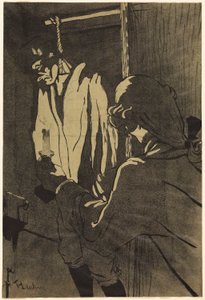 El Hombre Colgado de Henri de Toulouse-Lautrec