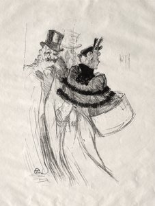 Los viejos caballeros de Henri de Toulouse-Lautrec