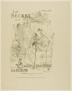 El Secreto, de Melodías de Désiré Dihau de Henri de Toulouse-Lautrec