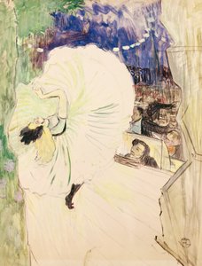 Rueda, bailarina en el escenario, ilustración para "Le Plaisir a Paris" de Henri de Toulouse Lautrec