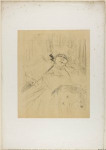 Yvette Guilbert—Chanson Ancienne, de Yvette Guilbert de Henri de Toulouse-Lautrec