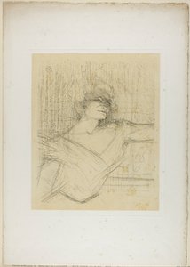 Yvette Guilbert—Dans la Glu, de Yvette Guilbert de Henri de Toulouse-Lautrec