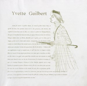 Yvette Guilbert - Serie francesa: No. 1